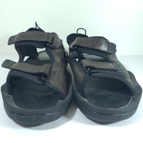 Propet Surf Walker Sandals Brown Men’s Size 14 M (D) Leather Walking Shoes M0002 main image 12